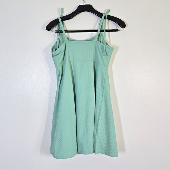 NWT Anthropologie Beach Riot Liberty Mini Dress Medium Jade Skylight Gre… - Picture 5 of 10